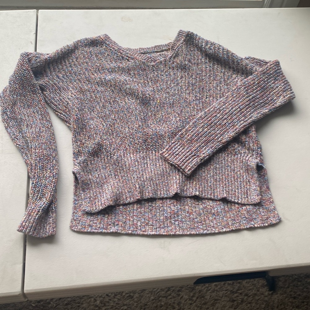 multi color sweater